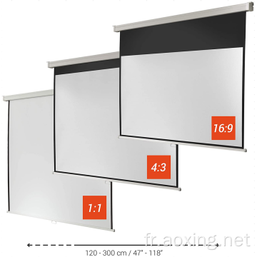 4: 3 Format Écran de projecteur Format Format